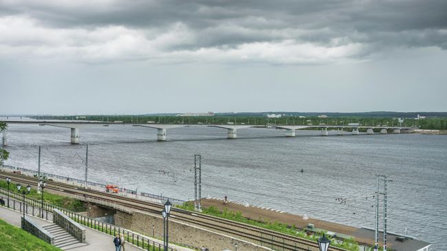 Набережная реки Кама в Перми Набережная реки Кама в Перми