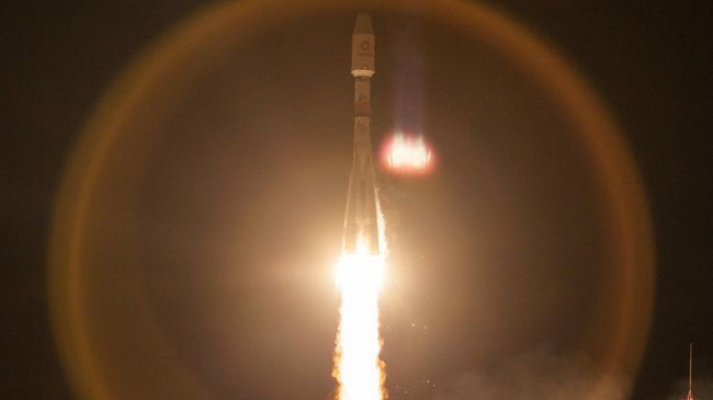 Пуск ракеты-носителя с разгонным блоком Фрегат Пуск ракеты-носителя с разгонным блоком Фрегат