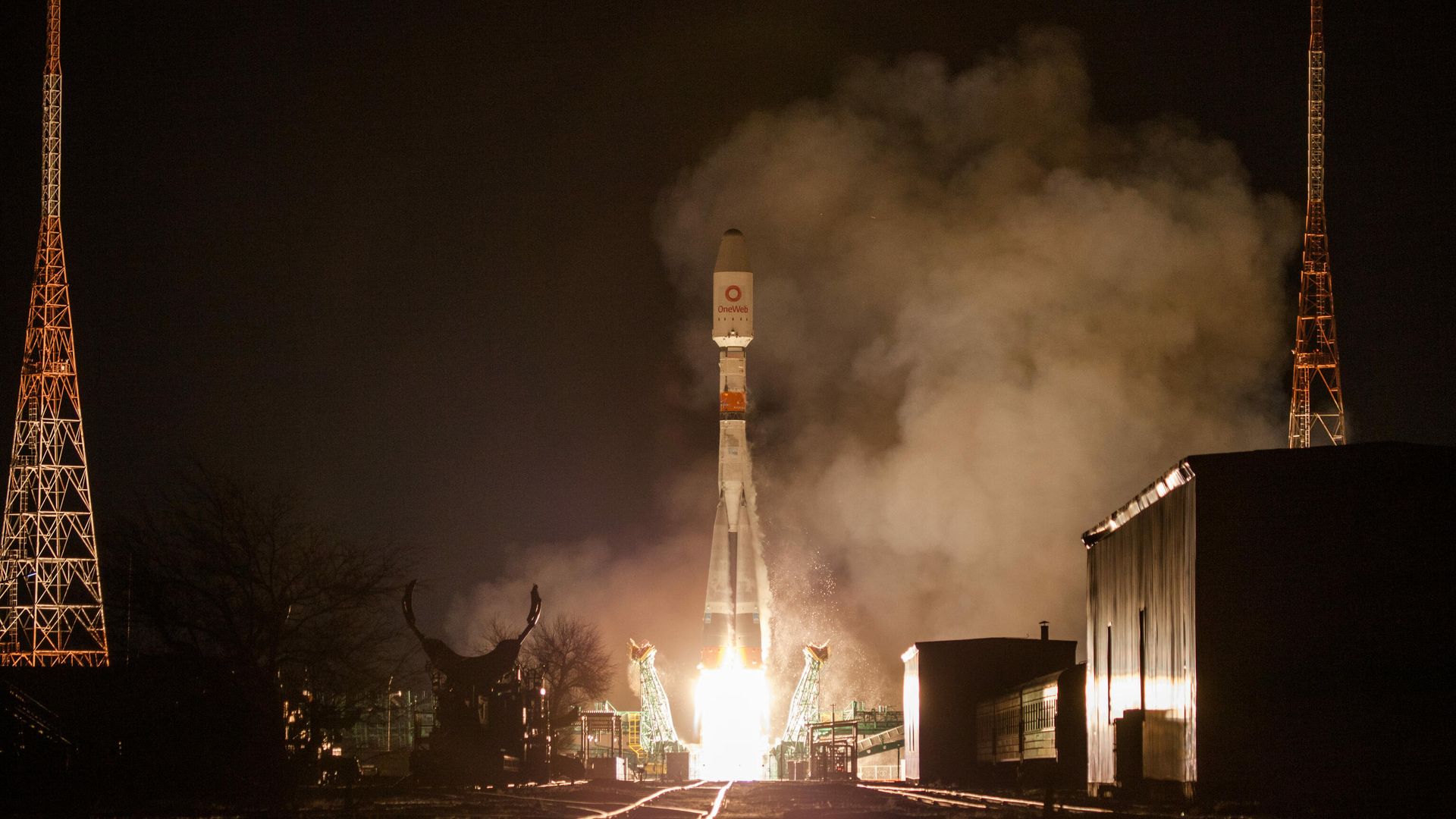 Пуск ракеты-носителя Союз-2.1б с разгонным блоком Фрегат и космическими аппаратами OneWeb на борту с космодрома Байконур Пуск ракеты-носителя Союз-2.1б с разгонным блоком Фрегат и космическими аппаратами OneWeb на борту с космодрома Байконур - РИА Новости, 1920, 21.06.2021
