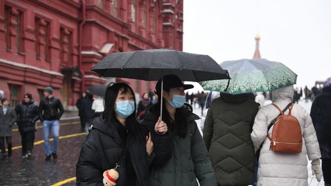 Туристы в Москве Туристы в Москве