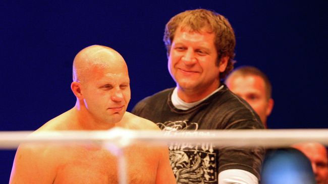 Бойцы Федор и Александр Емельяненко