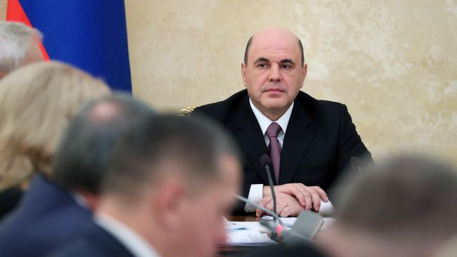 Председатель правительства РФ Михаил Мишустин проводит совещание с вице-премьерами РФ