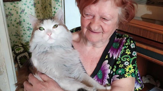 Кот Лёша и его хозяйка Дина Николаевна Кот Лёша и его хозяйка Дина Николаевна