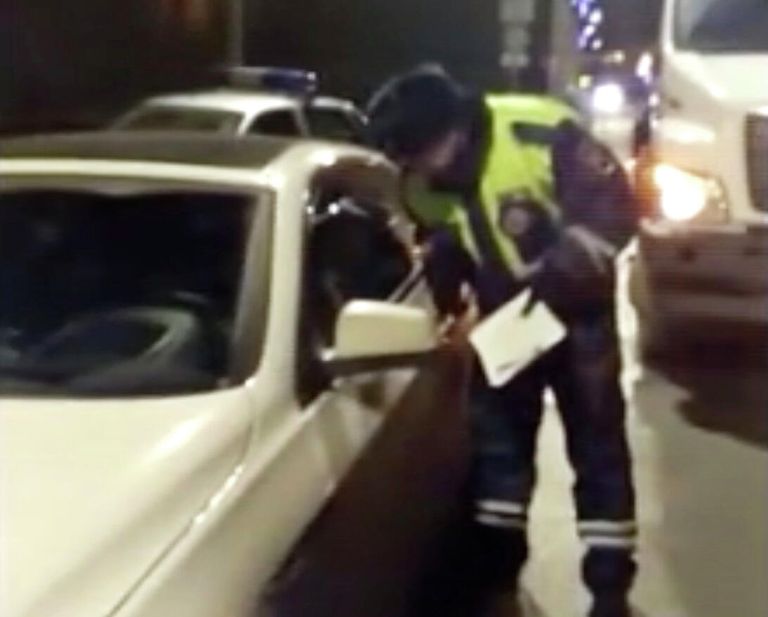 Задержание водителя, за которым числится более 2 тысяч нарушений ПДД