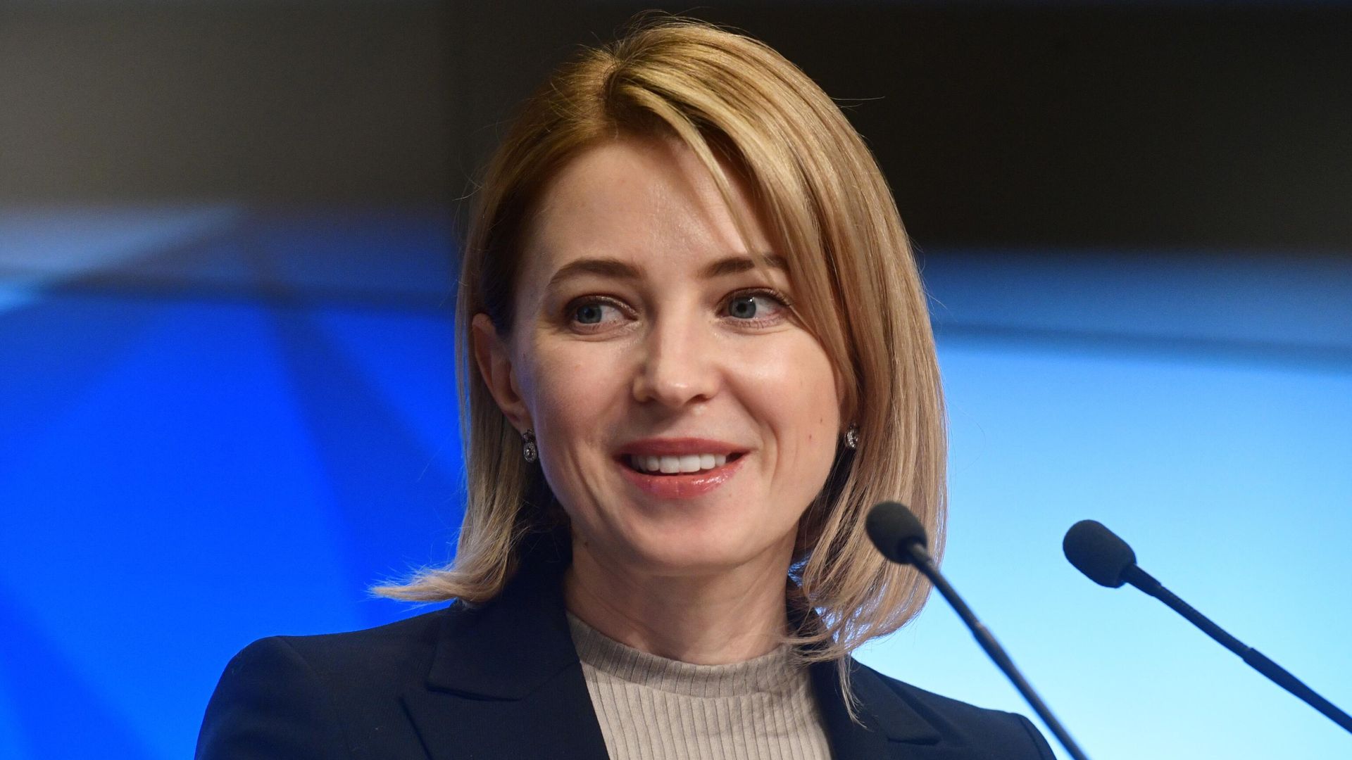 Наталья Поклонская во время открытия IX сессии Международной молодежной модели ООН Дипакадемии МИД России DAIMMUN-20 Наталья Поклонская во время открытия IX сессии Международной молодежной модели ООН Дипакадемии МИД России DAIMMUN-20 - РИА Новости, 1920, 07.12.2020