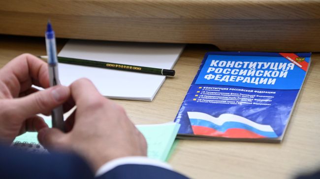 Перед началом встречи президента РФ Владимира Путина с рабочей группой по подготовке предложений о внесении поправок в Конституцию Российской Федерации