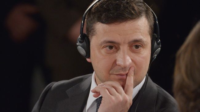 Президент Украины Владимир Зеленский на Мюнхенской конференции по безопасности в Мюнхене.