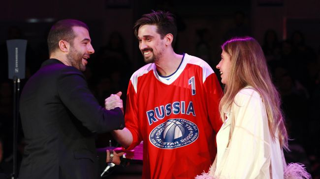 Игрок команды Звезды России Алексей Швед