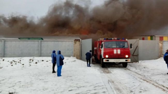 Пожар в производственном здании в поселке Шилово Рязанской области. 17 февраля 2020 Пожар в производственном здании в поселке Шилово Рязанской области. 17 февраля 2020