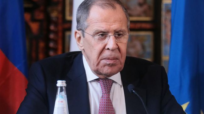 Министр иностранных дел РФ Сергей Лавров на пресс-конференции по итогам российско-итальянских переговоров Министр иностранных дел РФ Сергей Лавров на пресс-конференции по итогам российско-итальянских переговоров