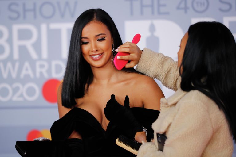 Британская телезвезда Майя Джама на церемонии вручения премии Brit Awards в Лондоне