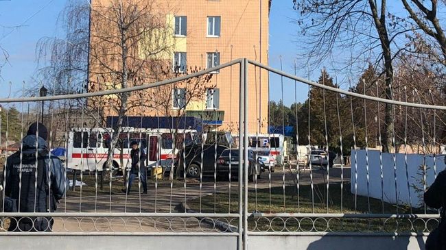 Санаторий в Новых Санжарах на Украине, где находятся эвакуированные из Китая граждане Санаторий в Новых Санжарах на Украине, где находятся эвакуированные из Китая граждане