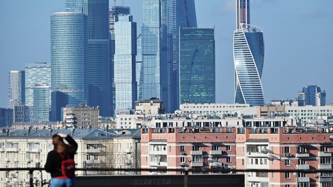 Небоскребы делового центра Москва-сити