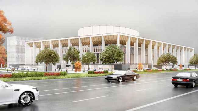 Проект реконструкции Московского дворца молодежи