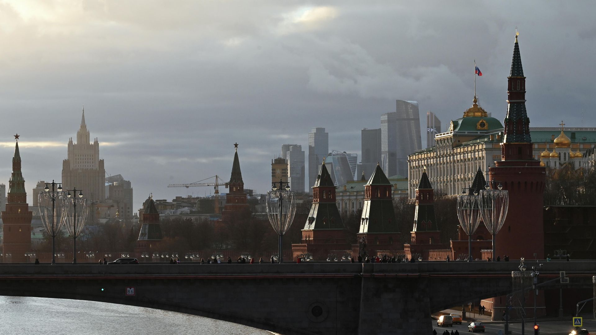 Большой Москворецкий мост и Московский Кремль - РИА Новости, 1920, 18.03.2022