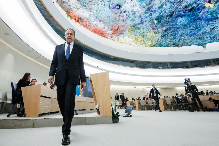 Министр иностранных дел РФ Сергей Лавров на сегменте высокого уровня 43-й сессии Совета ООН по правам человека Министр иностранных дел РФ Сергей Лавров на сегменте высокого уровня 43-й сессии Совета ООН по правам человека