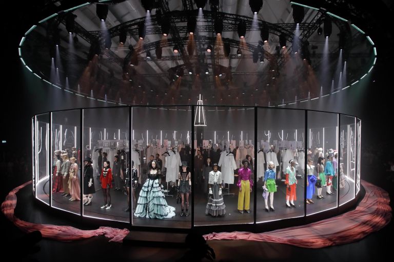 Показ коллекции Gucci осень/зима 2020 в Милане