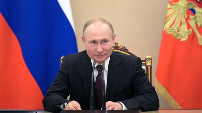 Владимир Путин на совещании с постоянными членами Совета безопасности РФ Владимир Путин на совещании с постоянными членами Совета безопасности РФ