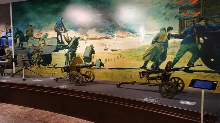 Тула. Экспонаты в музее оружия