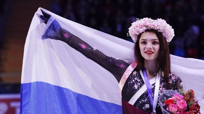 Фигуристка Евгения Медведева Фигуристка Евгения Медведева