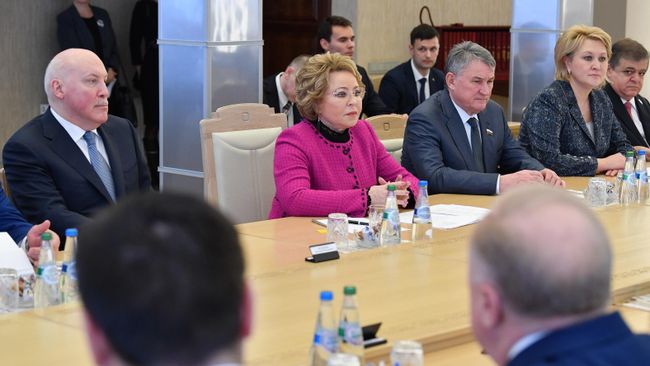 Встреча членов Совета Республики Национального собрания Республики Беларусь с делегацией Совета Федерации РФ в Минске. 5 марта 2020 Встреча членов Совета Республики Национального собрания Республики Беларусь с делегацией Совета Федерации РФ в Минске. 5 марта 2020