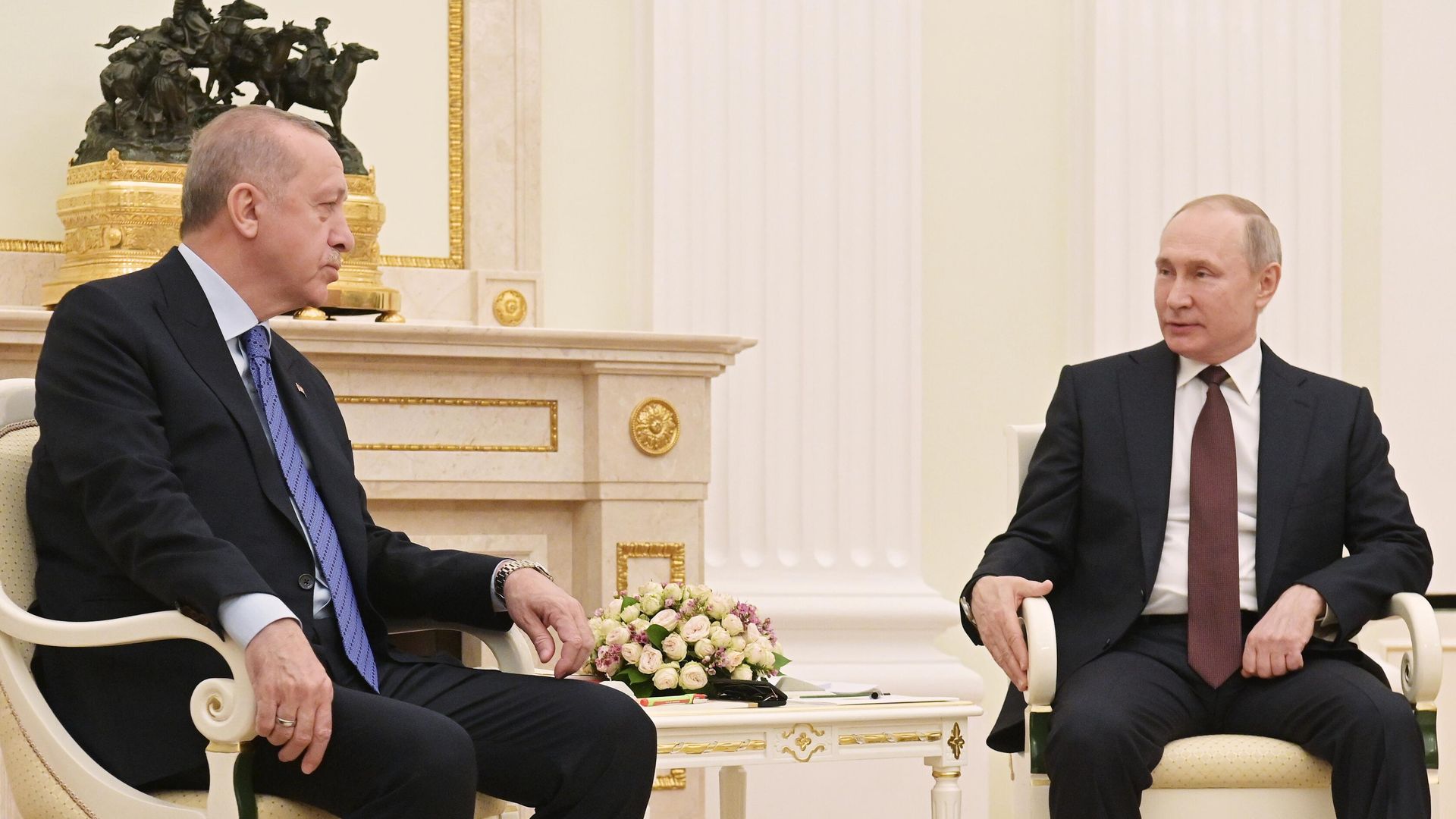 Владимир Путин и Реджеп Тайип Эрдоган Владимир Путин и Реджеп Тайип Эрдоган - РИА Новости, 1920, 22.09.2022