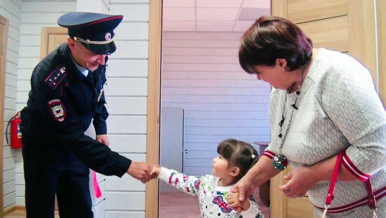 Первые посетители нового участкового пункта в селе Красный Яр, Приморский край Первые посетители нового участкового пункта в селе Красный Яр, Приморский край