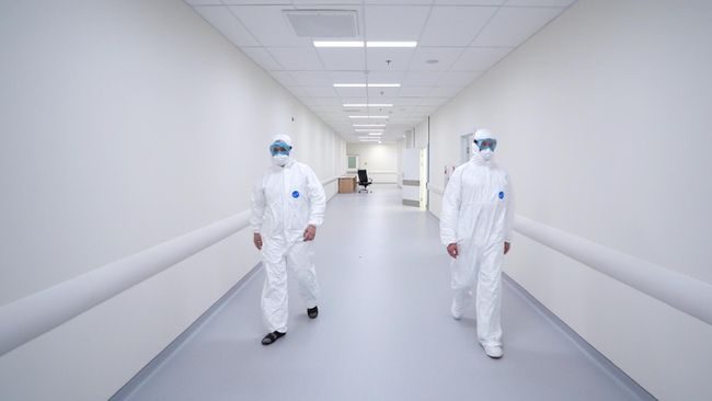 Сотрудники медицинского стационара в аэропорту Шереметьево Сотрудники медицинского стационара в аэропорту Шереметьево