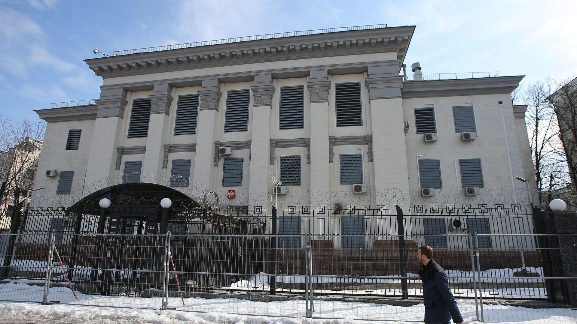 Здание посольства Российской Федерации в Киеве Здание посольства Российской Федерации в Киеве - РИА Новости, 1920, 18.01.2022