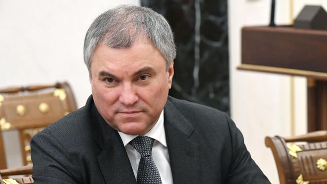 Председатель Государственной Думы РФ Вячеслав Володин