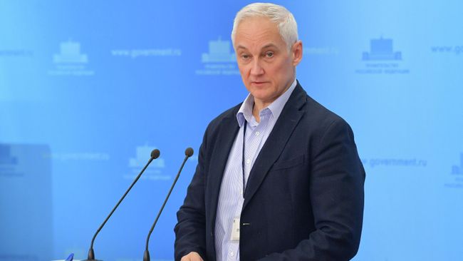 Первый заместитель председателя правительства России Андрей Белоусов Первый заместитель председателя правительства России Андрей Белоусов