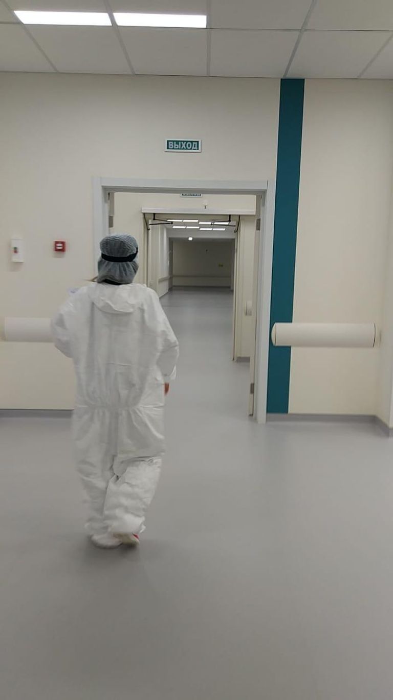 Больница для пациентов с подозрением на коронавирус в московской Коммунарке Больница для пациентов с подозрением на коронавирус в московской Коммунарке