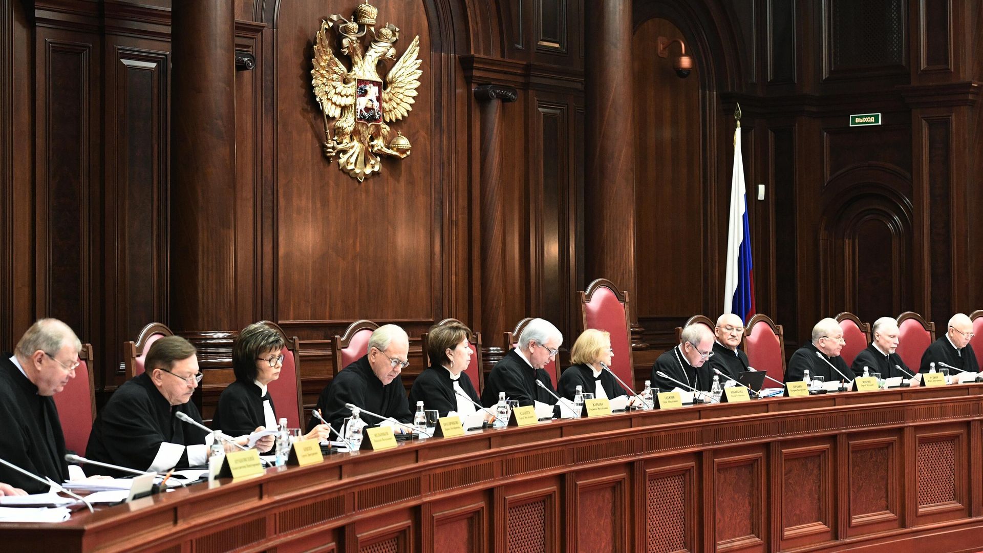 Заседание Конституционного суда РФ Заседание Конституционного суда РФ - РИА Новости, 1920, 11.04.2024