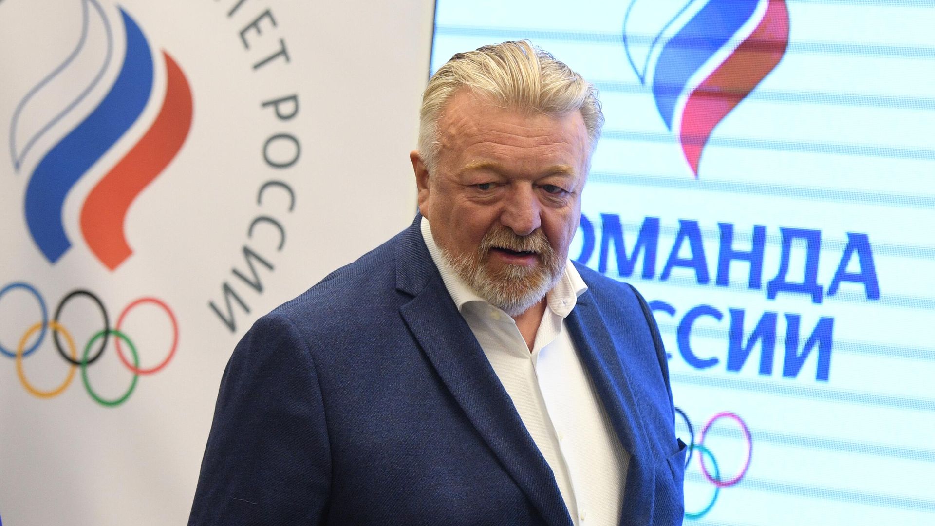 Вице-президент ОКР, президент Федерации спортивной гимнастики России Василий Титов перед началом заседания исполкома Олимпийского комитета России. Вице-президент ОКР, президент Федерации спортивной гимнастики России Василий Титов перед началом заседания исполкома Олимпийского комитета России. - РИА Новости, 1920, 06.11.2021