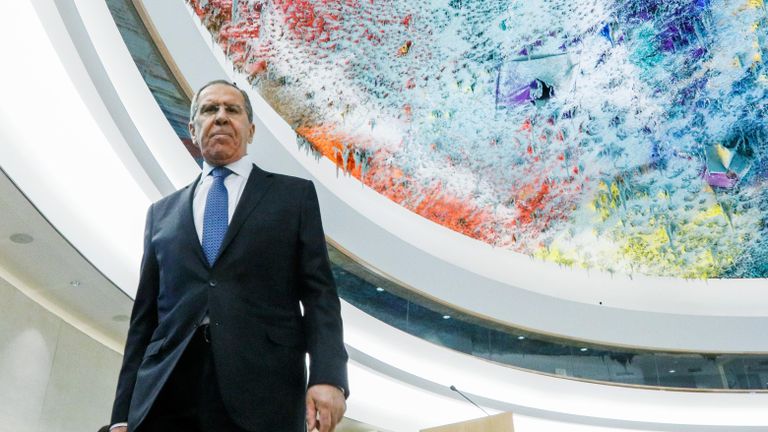 Министр иностранных дел РФ Сергей Лавров на сегменте высокого уровня 43-й сессии Совета ООН по правам человека (СПЧ) Министр иностранных дел РФ Сергей Лавров на сегменте высокого уровня 43-й сессии Совета ООН по правам человека (СПЧ)