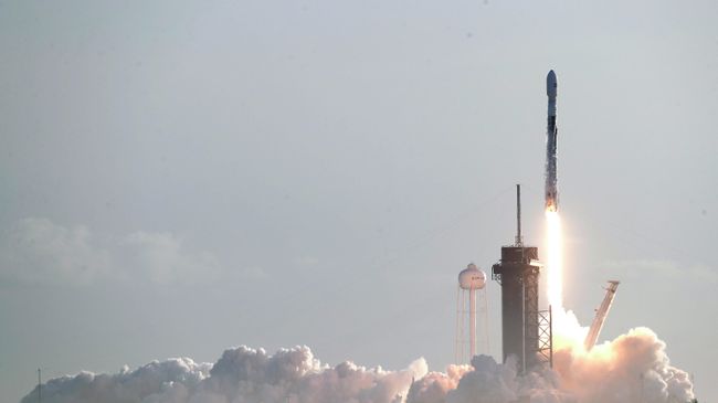 Пуск ракеты Falcon 9 SpaceX
