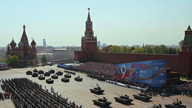 Репетиция военного парада на Красной площади Репетиция военного парада на Красной площади