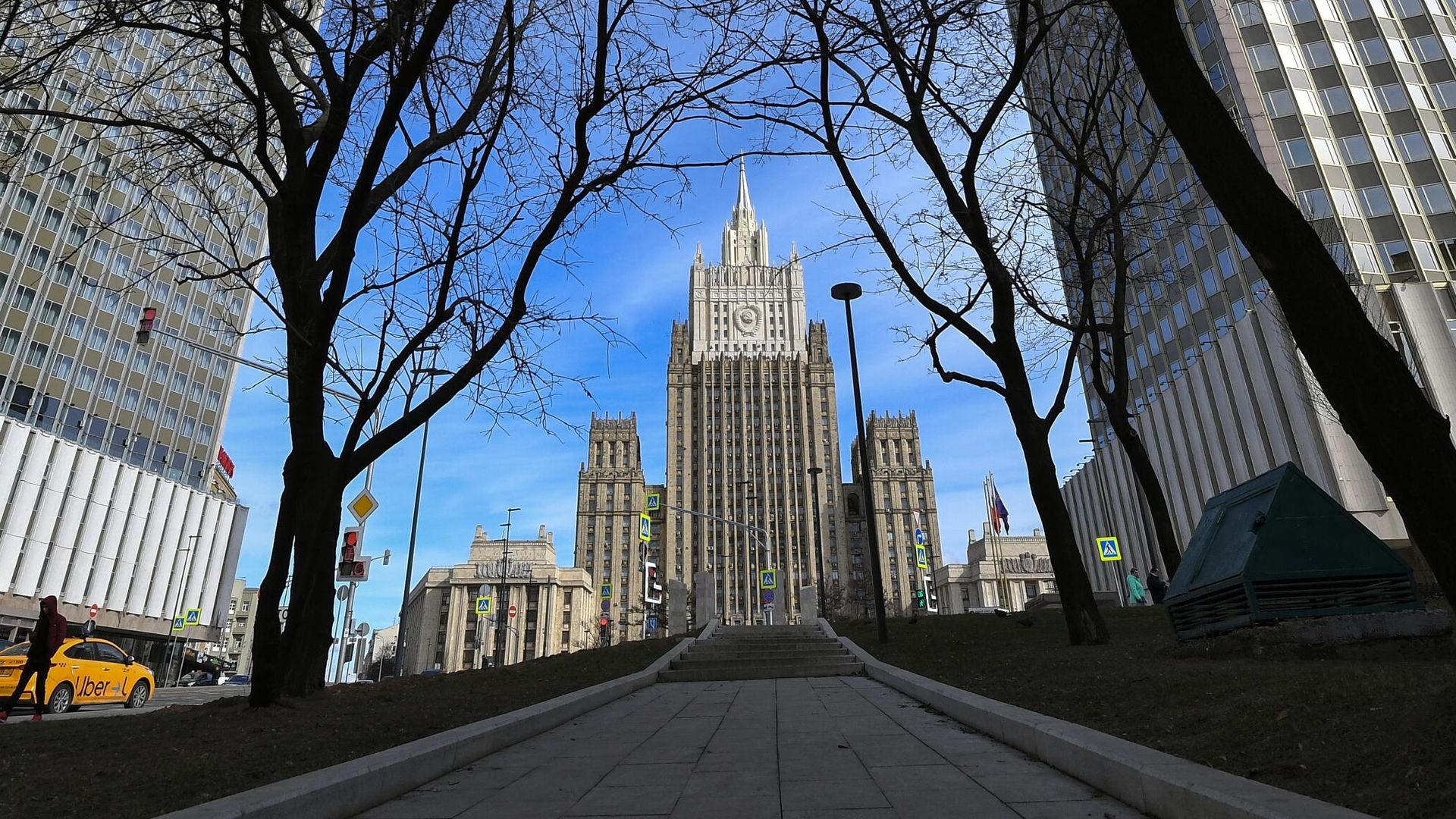 Здание Министерства иностранных дел РФ Здание Министерства иностранных дел РФ - РИА Новости, 1920, 24.12.2020