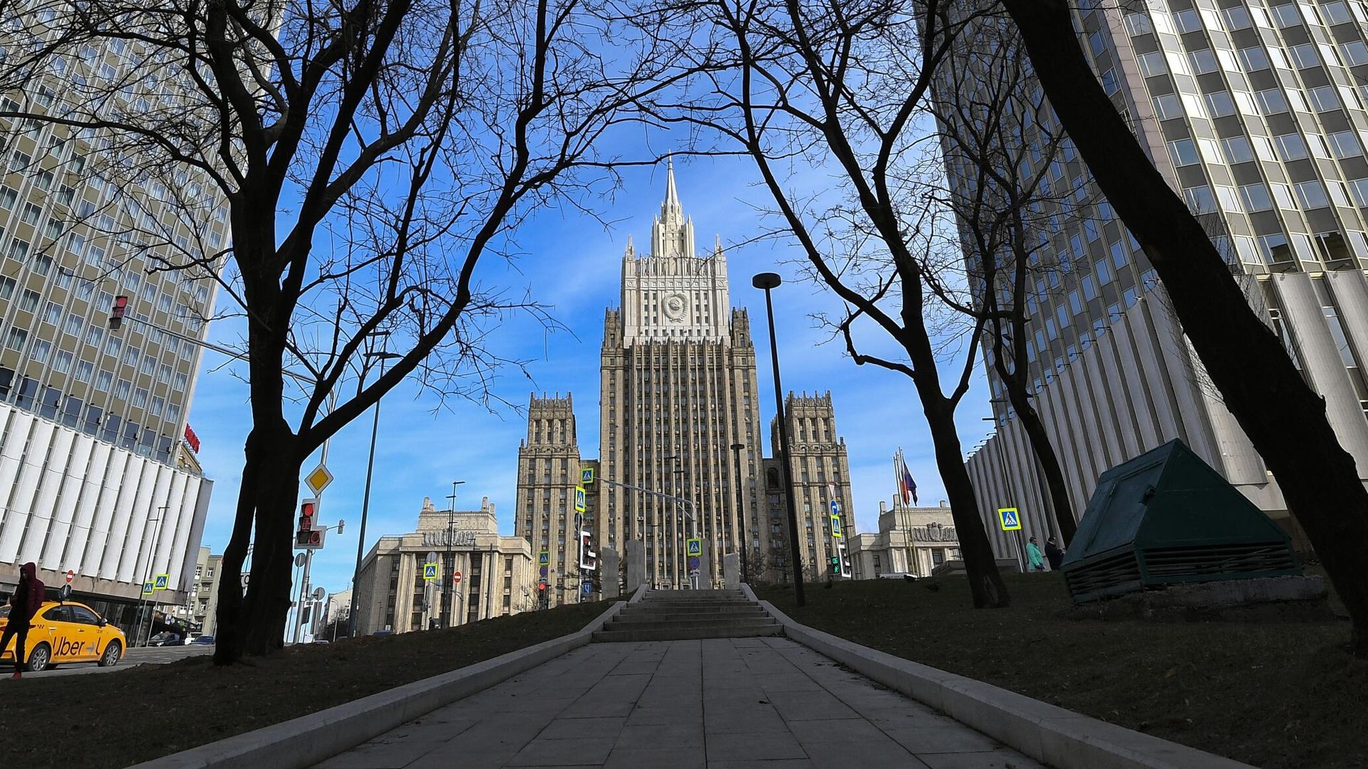 Здание Министерства иностранных дел РФ Здание Министерства иностранных дел РФ - РИА Новости, 1920, 24.12.2020