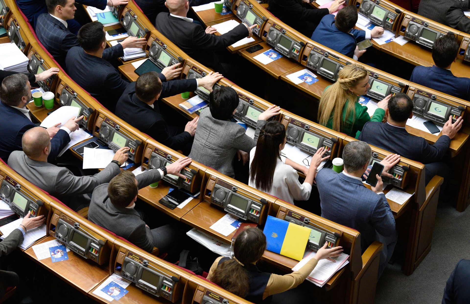 Депутаты на заседании Верховной рады Украины в Киеве Депутаты на заседании Верховной рады Украины в Киеве - РИА Новости, 1920, 19.09.2024