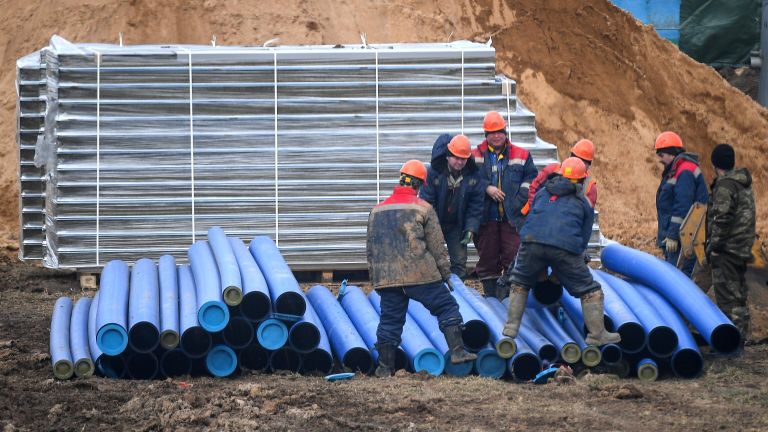 Продолжается строительство инфекционной больницы в Новой Москве