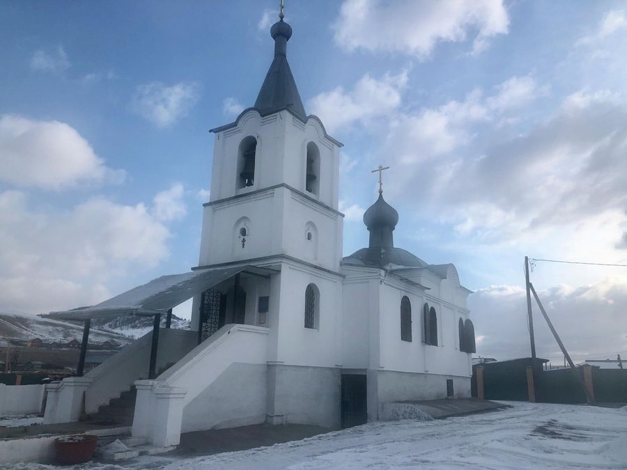 Древлеправославный храм Воздвижения Честного и Животворящего Креста Господня, село Тарбагатай