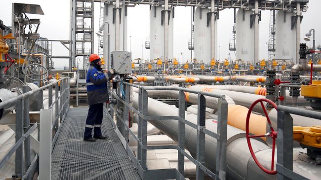 Компрессорная станция Казачья, обеспечивающая транспортировку газа по Турецкому потоку