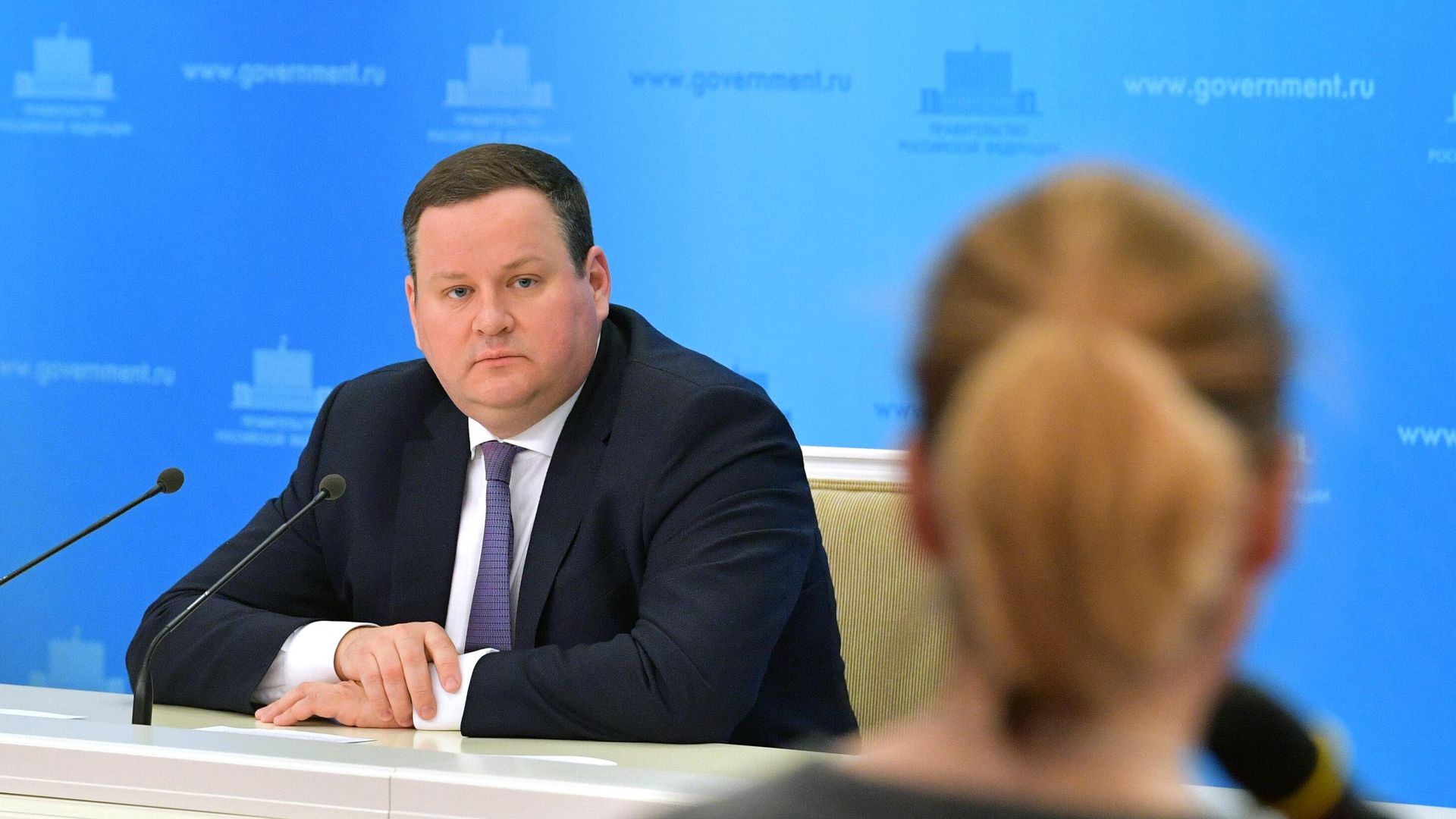  Министр труда и социальной защиты РФ Антон Котяков во время брифинга - РИА Новости, 1920, 08.06.2026