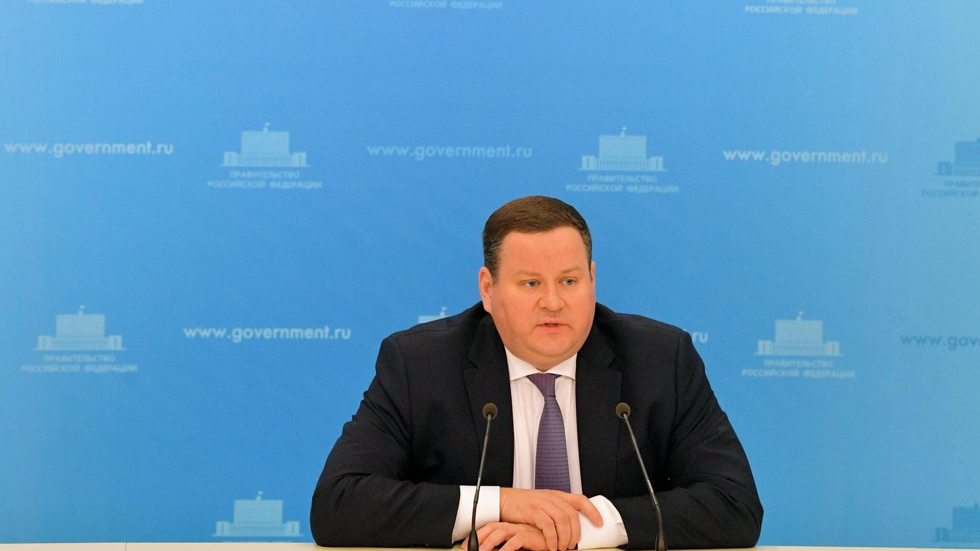  Министр труда и социальной защиты РФ Антон Котяков во время брифинга - РИА Новости, 1920, 22.06.2023