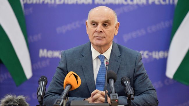 Президент Абхазии Аслан Бжания