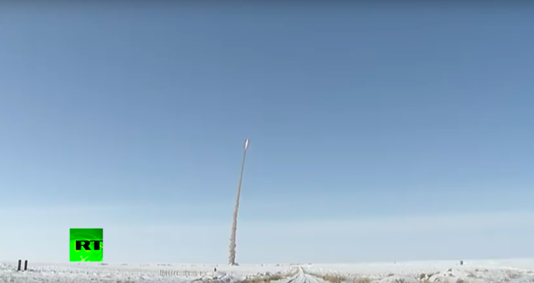 Испытания новой ракеты системы ПРО А-235 Нудоль Испытания новой ракеты системы ПРО А-235 Нудоль
