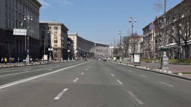 Улица Крещатик в Киеве Улица Крещатик в Киеве