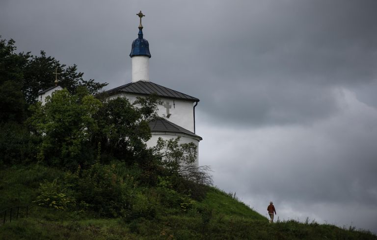 Церковь Николы на городище в Изборске Псковской области Церковь Николы на городище в Изборске Псковской области