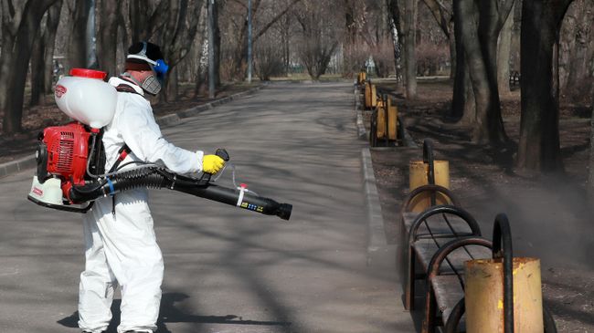 Дезинфекция объектов общественного пространства